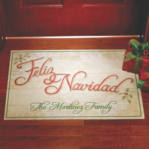 Personalized Christmas Doormats at Personal Creations
