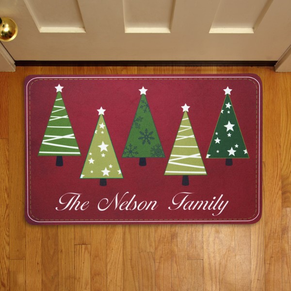 Festive Trees Doormat