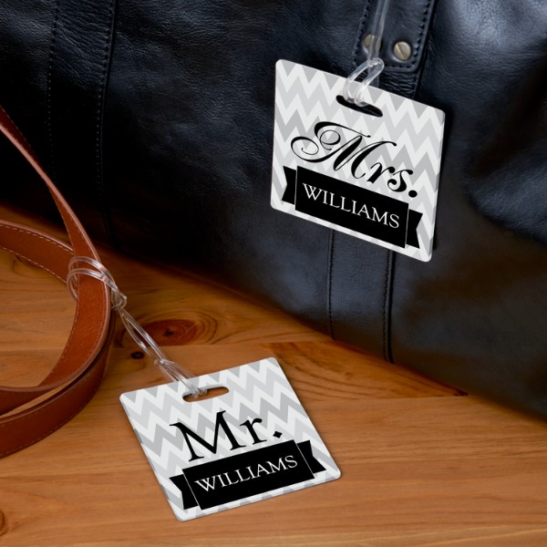 just married luggage