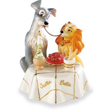 lady and the tramp statue