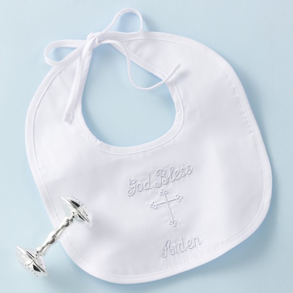 Christening Bib Boy