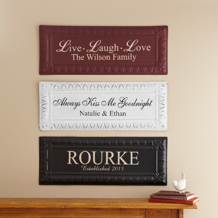Pressed Tin Wall Decor