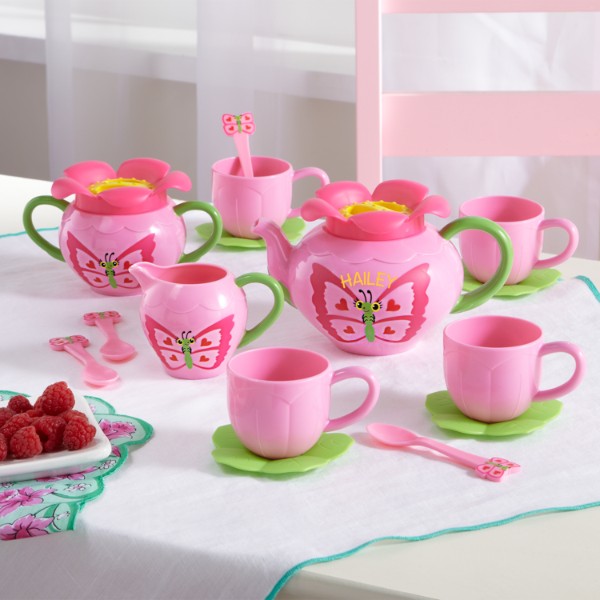 melissa & doug butterfly tea set