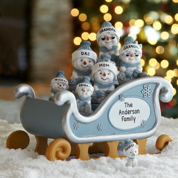 snow buddies figurines dog