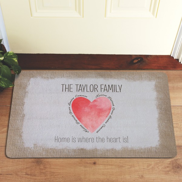 Family Is Where The Heart Is Doormat