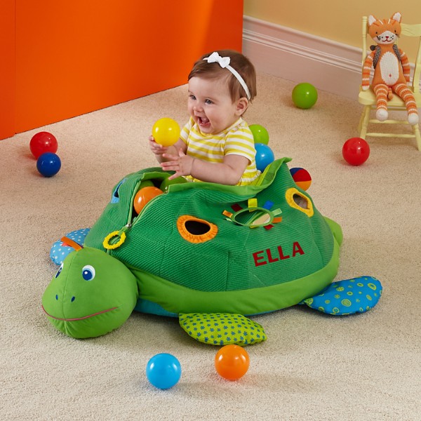 melissa & doug kids turtle ball pit