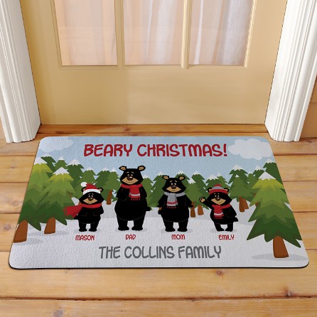 Beary Christmas Family Doormat