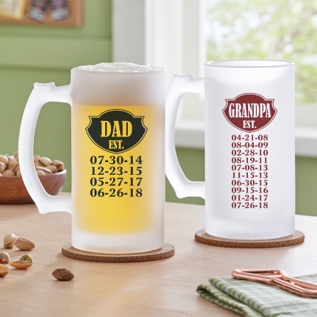 Established Frosted Beer Mug