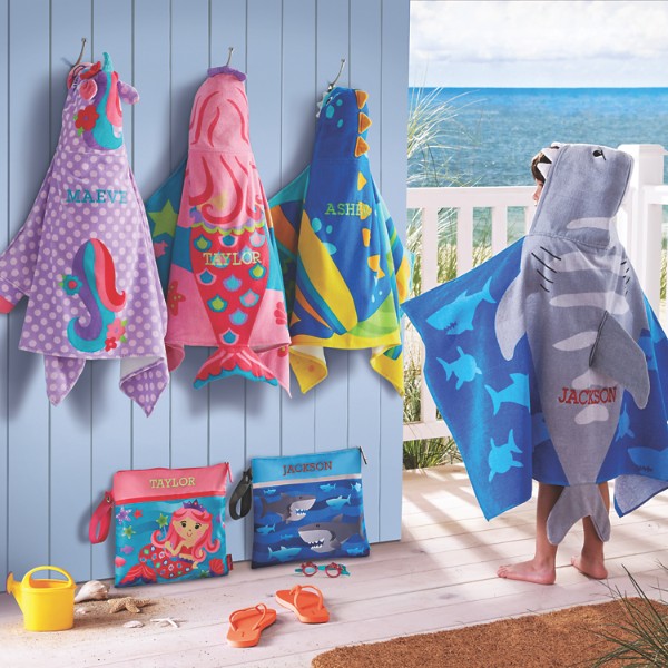 personalized hooded beach towels