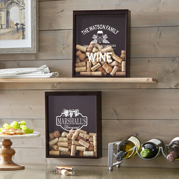 Wine Lovers Cork Display Box