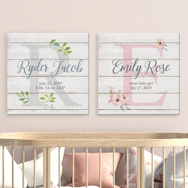 Personalized Nursery Baby Room Decorations