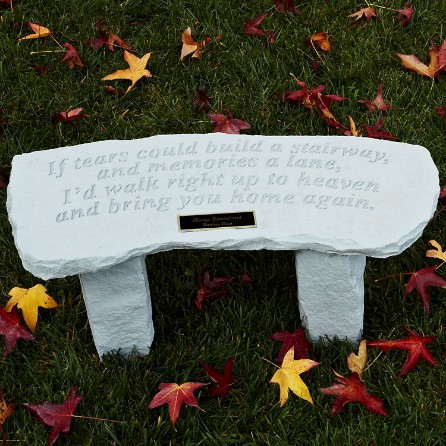 If Tears Garden Bench