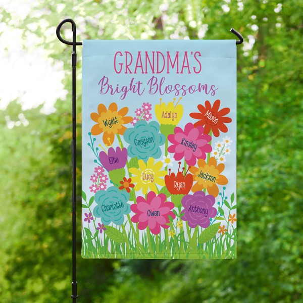 Custom Flag - Personalized Birthday Garden Gifts For Gardeners - Bloom Where You Grow