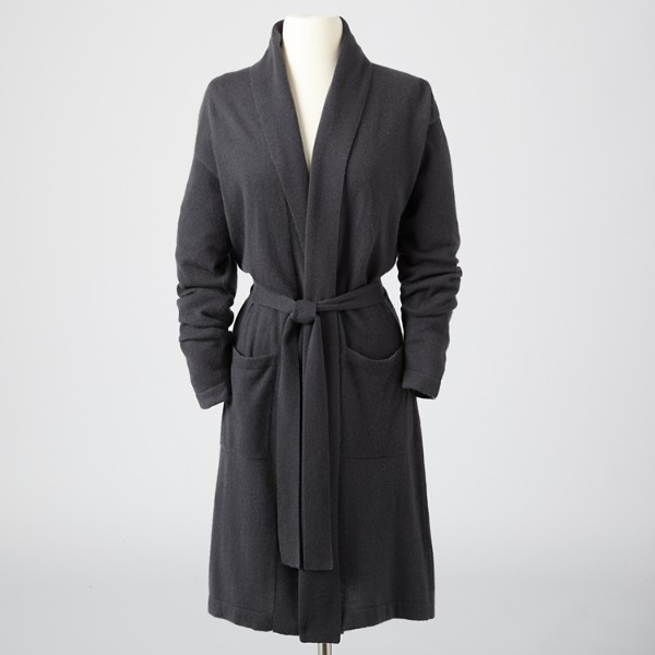 cashmere long robe