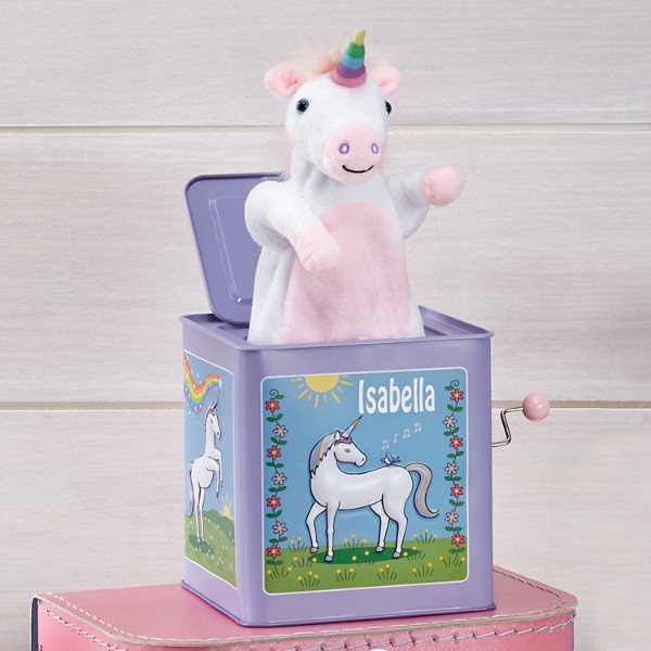 unicorn jack in the box toy