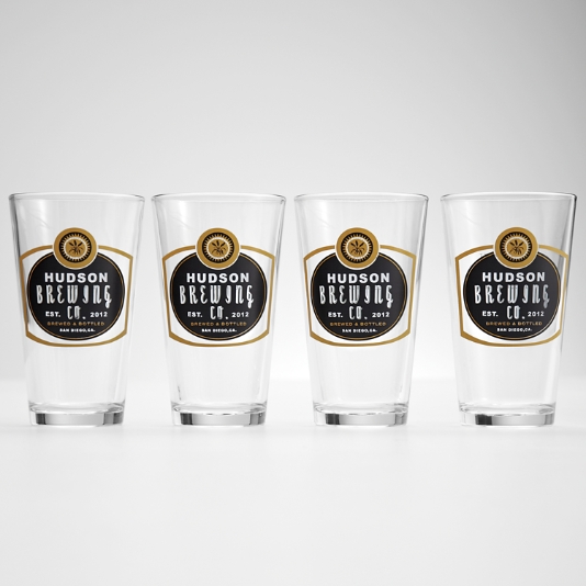 Brewing Co. Personalized 16oz. Printed Beer Can Glass