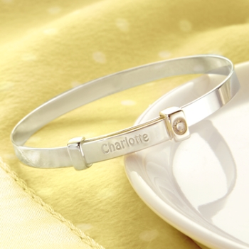 Children's Silver Keepsake Bangle