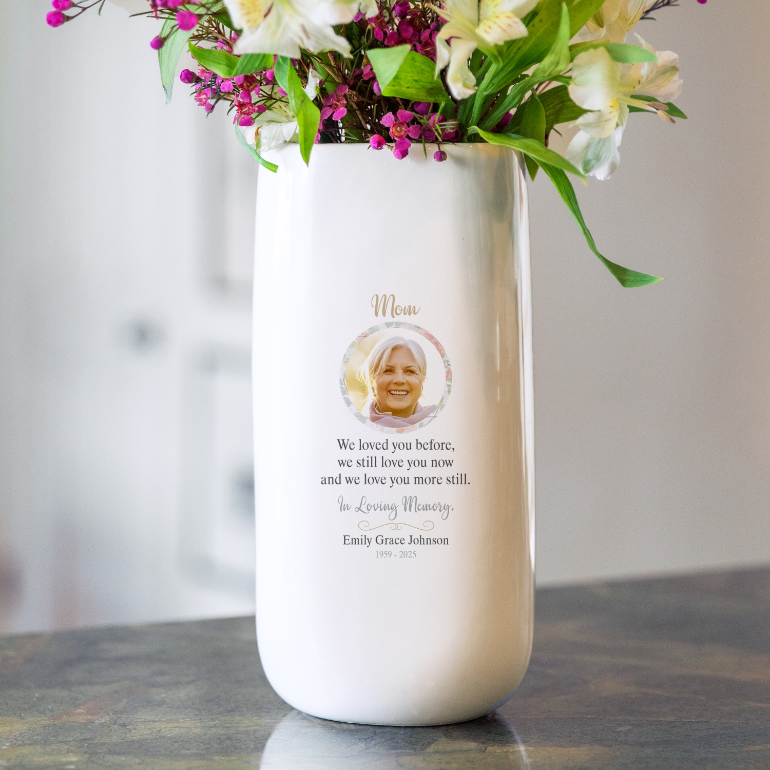 Beautiful Life Memorial Vase