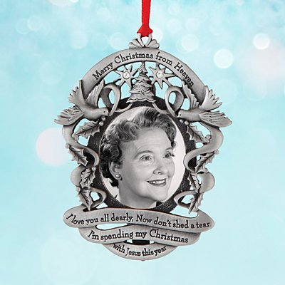 Heavenly Christmas Picture Frame Memorial Personalized Ornament