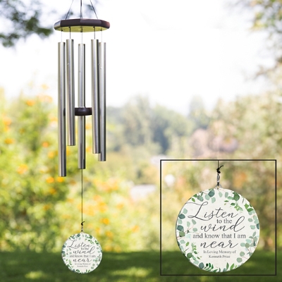Personalized Sympathy Gift, Memorial Wind Chimes, Memorial Wind Chimes  Personalized, Memorial Gift, in Memory Of, Remembrance Funeral Gift , Wind  Chime Parts 
