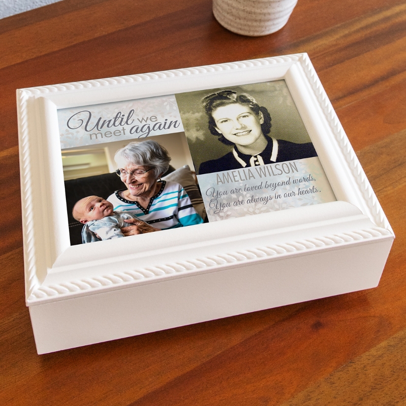 Memorial Keepsake Photo Music Box Legacy Lane