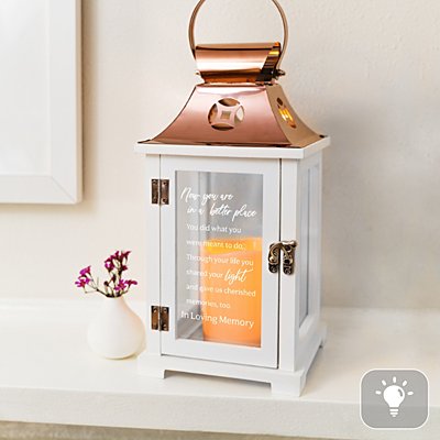 Light of My Life Memorial LED Personalized Lantern