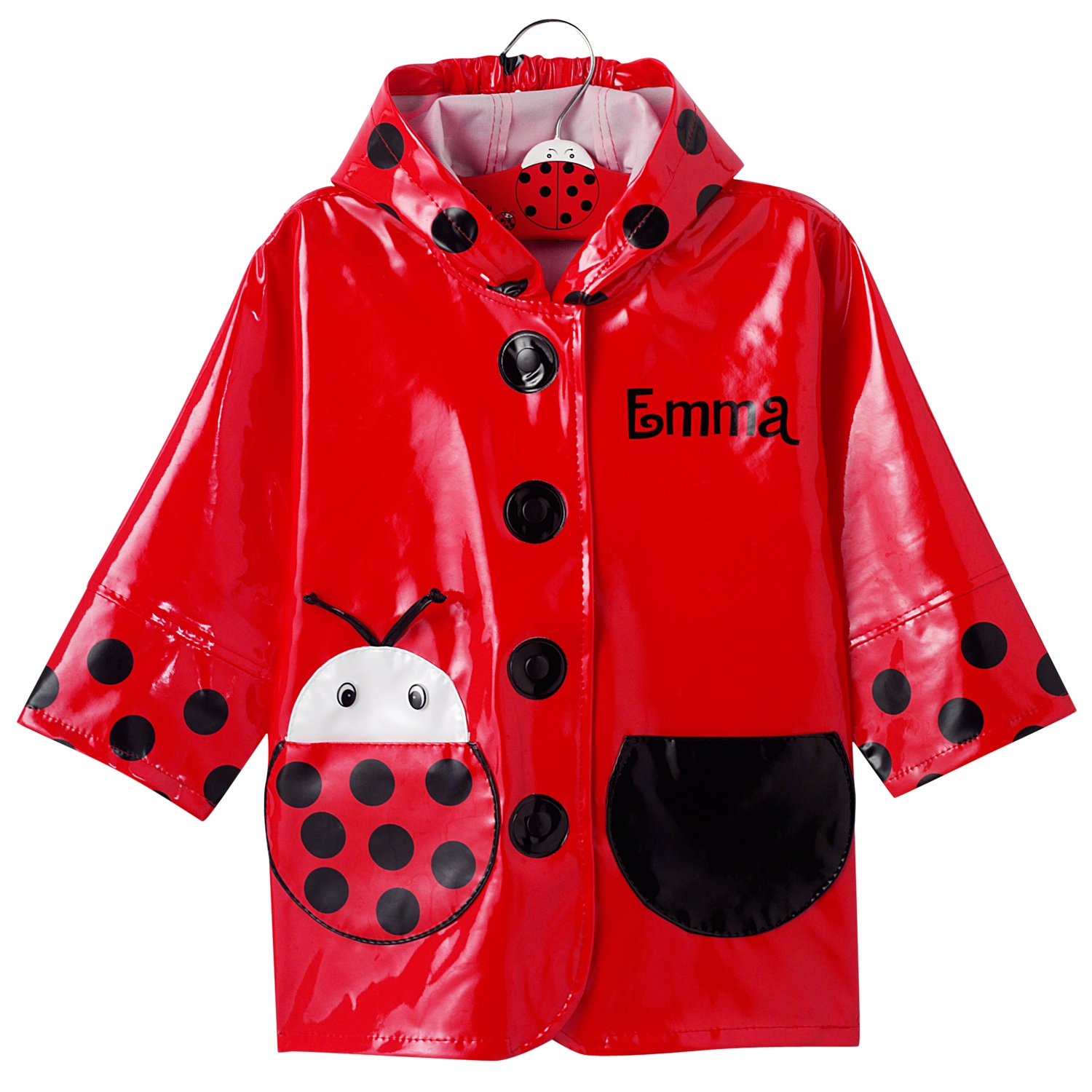 kids ladybug raincoat