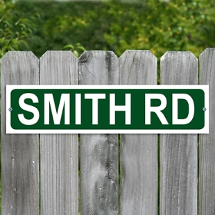 Personalised Street Metal Sign