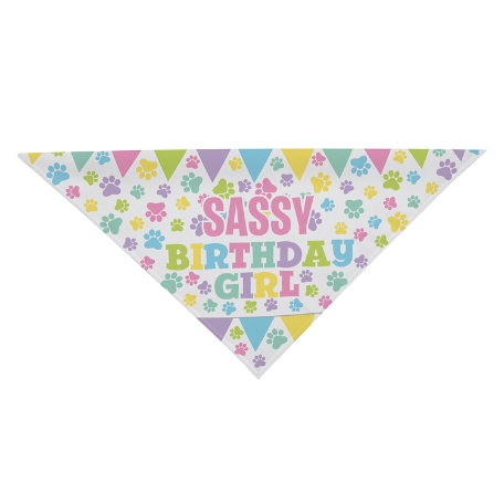 It’s My Birthday Pet Bandana - 16x16 - Girl