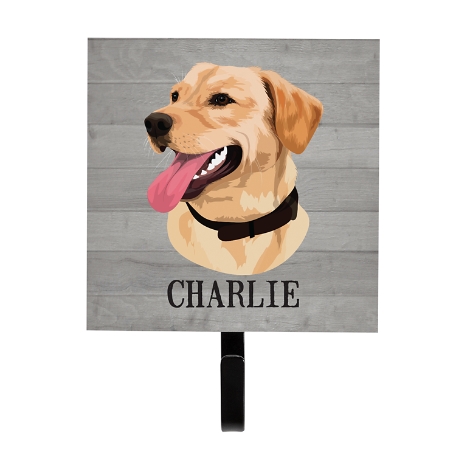 Dog Breed Wall Hook - Gray