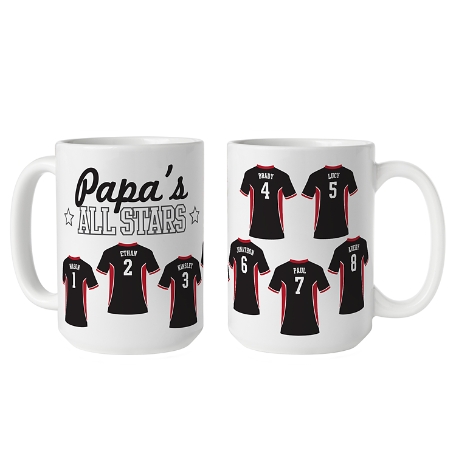 Family Line Up Sports Mug - 15oz