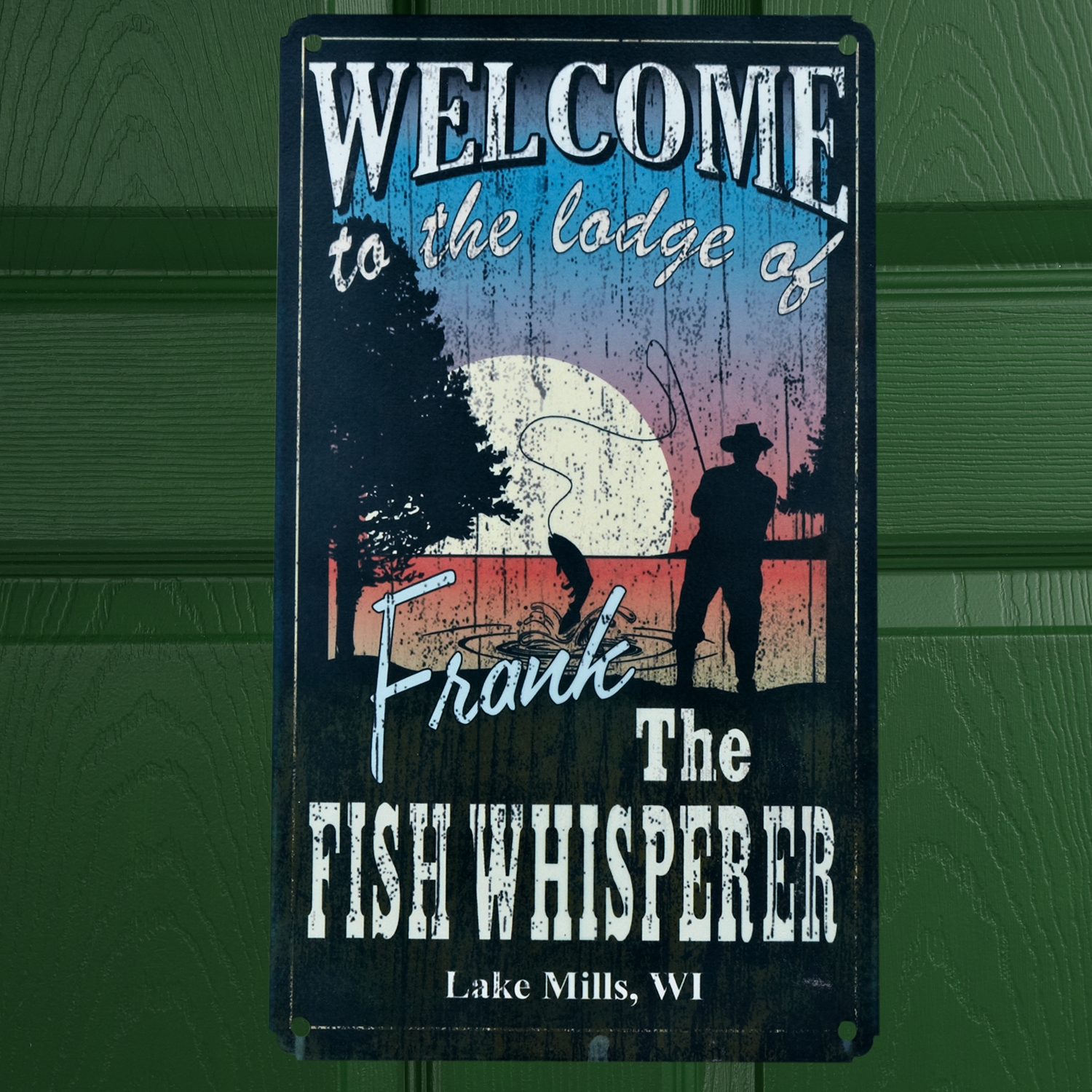 Download Fish Whisperer Metal Sign | Personal Creations