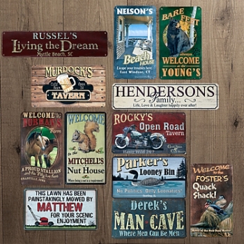 Rustic Metal Signs
