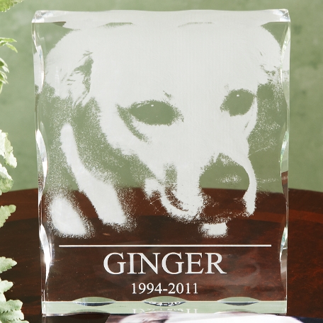 Pet Photo Memorial Acrylic Block
