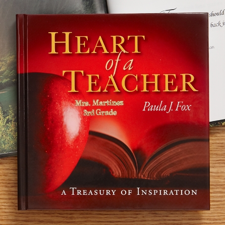 Heart Of A Teacher Book Personal Creations