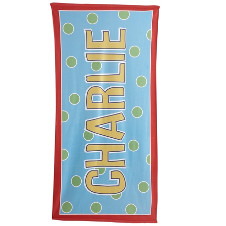 Kids Name Micro-Fiber Beach Towel