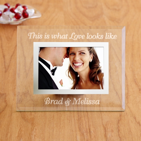 This is What Love Looks Like Glass Frame
