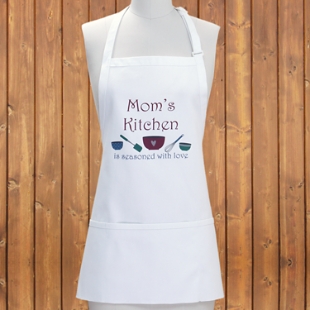 Personalized Best Mom Hands Down Kitchen Apron