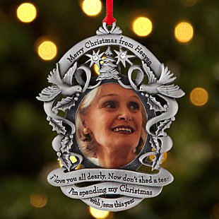 Merry Christmas From Heaven Photo Ornament