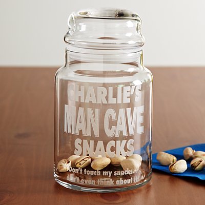 Man Cave Snack Jar