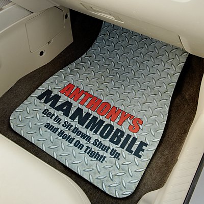 Men's Rugged Personalized Car Mats