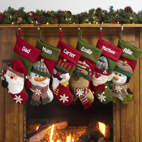 Big Face Jingle Bell Stockings