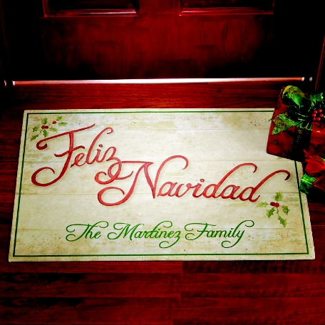 Festive Holiday Doormat