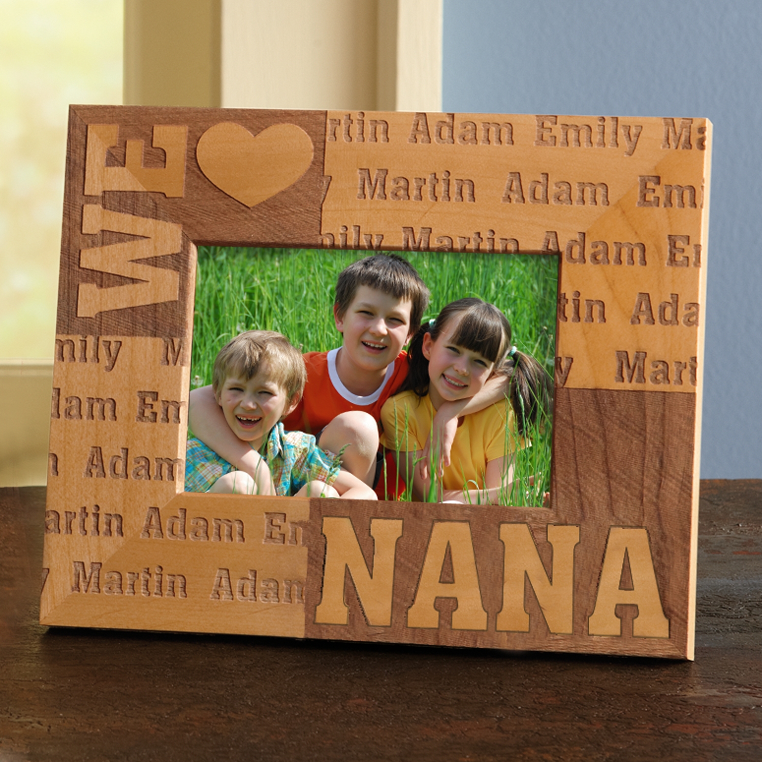 We Heart Wood Frame