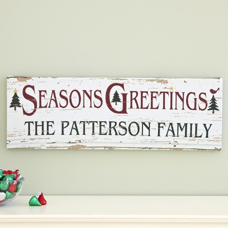 Seasons Greetings Canvas