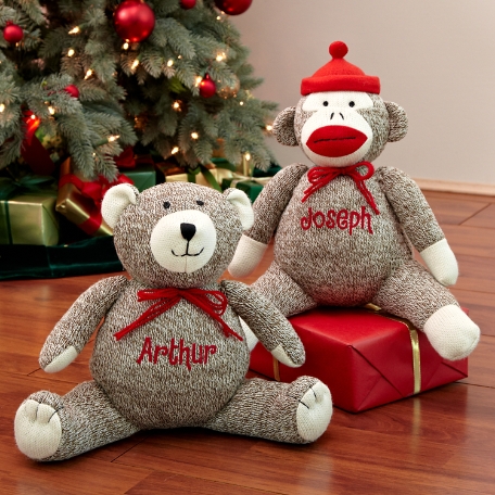 Sock Monkey Cuddly Companion