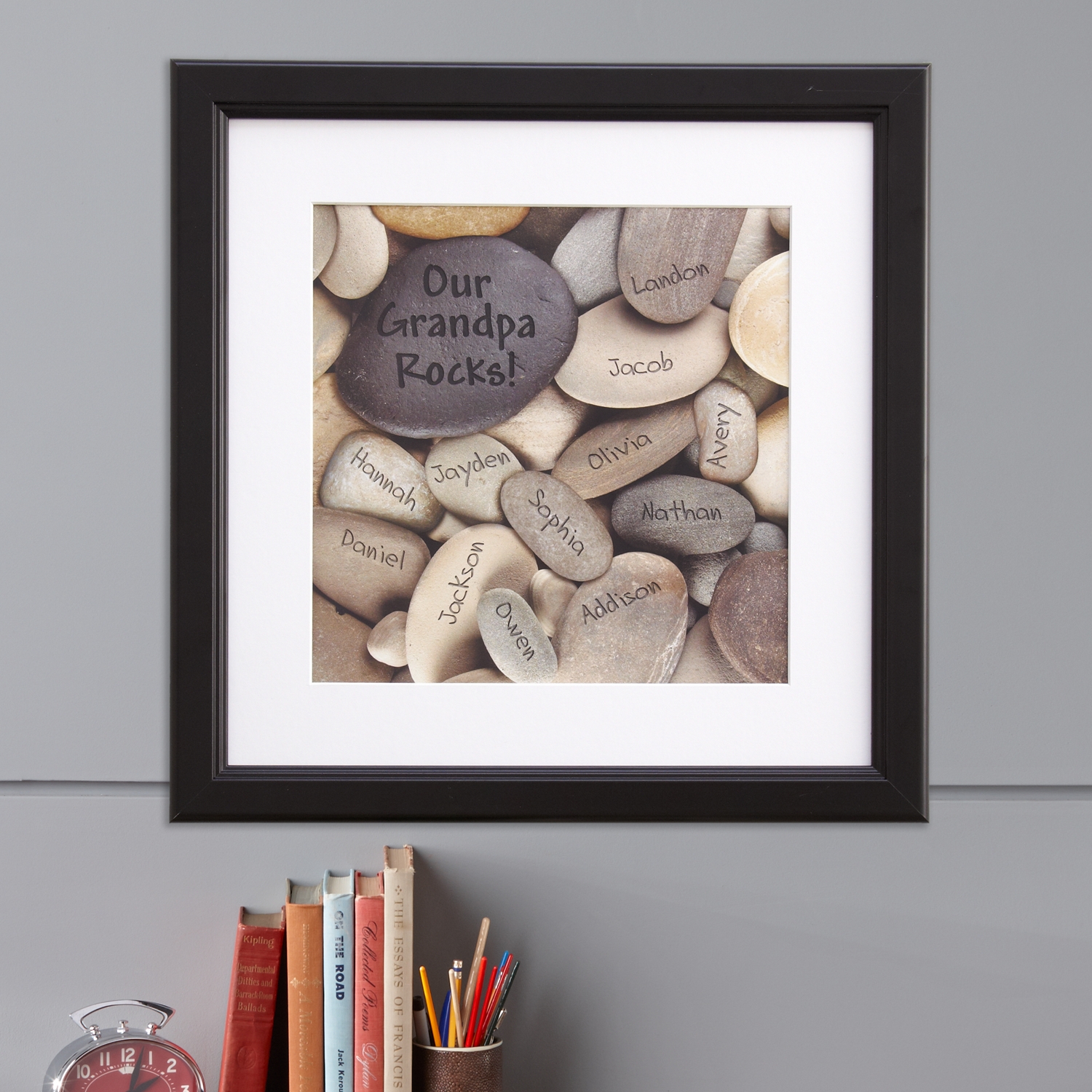 Rocks Square Framed Print