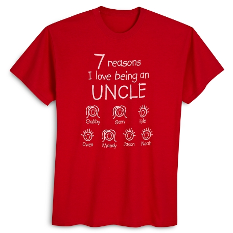 Reasons Why T-Shirt - Red - XL