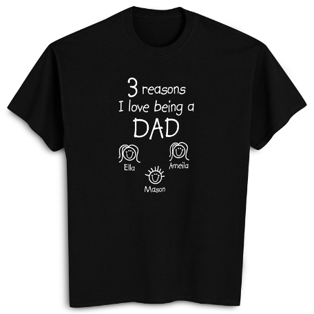 Reasons Why T-Shirt - Black - MD