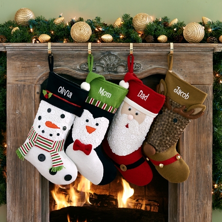 Button Character Stocking